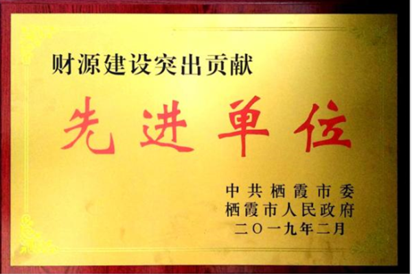 财源(yuan)建設突出(chu)貢獻先進(jin)單位